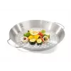 GEFU 89156 Nerūdijančio plieno vištienos kepimo stovas su aromato indu, 18 cm pagrindas, sidabrinis