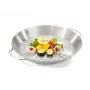 GEFU 89156 Nerūdijančio plieno vištienos kepimo stovas su aromato indu, 18 cm pagrindas, sidabrinis