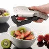 GEFU Japanese Slicer TARI® Mandoline V-Blade Slicer su 3 įdėklais, Vokiškas chirurginis nerūdijantis plienas, juoda