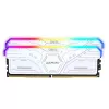 Geil Gemini RGB 64GB rinkinys (2x32GB) 6000MHz DDR5 stalinio kompiuterio žaidimų atmintis - balta