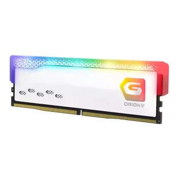 GeIL Orion V RGB 16GB 6000MHz DDR5 stalinio kompiuterio žaidimų atmintis - balta