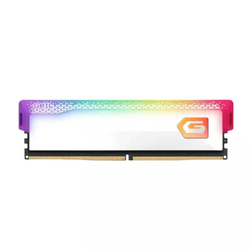 GeIL Orion V RGB 16GB 6000MHz DDR5 stalinio kompiuterio žaidimų atmintis - balta