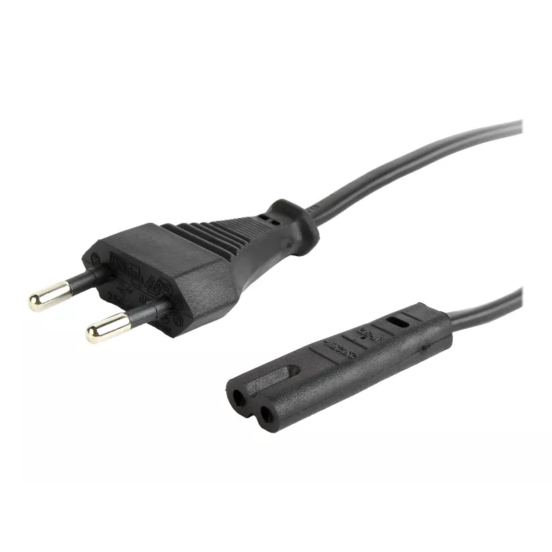GEMBIRD Cablexpert PC-184-VDE maitinimo laidas, C7, patvirtintas VDE, juodas, 1,8 m