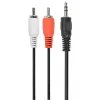 Gembird CCA-458-5M garso kabelis 3,5 mm lizdas į 2x RCA vyriškas 5 m
