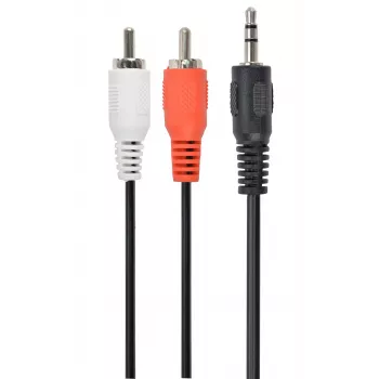 Gembird CCA-458-5M garso kabelis 3,5 mm lizdas į 2x RCA vyriškas 5 m