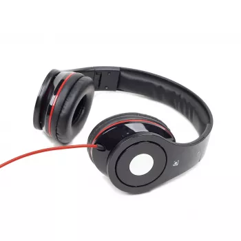 Gembird Detroit Wired Over-Ear Headset with Boom Microphone, Black