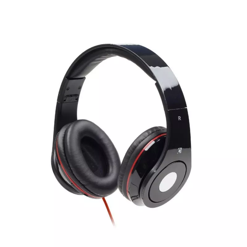 Gembird Detroit Wired Over-Ear Headset with Boom Microphone, Black