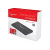 Gembird EE2-U2S-5 Išorinis USB 2.0 korpusas 2,5 inch SATA HDD/SSD, aliuminis, juodas