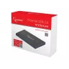 Gembird EE2-U2S-5 Išorinis USB 2.0 korpusas 2,5 inch SATA HDD/SSD, aliuminis, juodas
