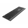 Gembird KB-MCH-06 plonas laidinis multimedijos klaviatūra su Type-C adapteriu, JAV išdėstymas, juoda