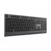Gembird KB-MCH-06 plonas laidinis multimedijos klaviatūra su Type-C adapteriu, JAV išdėstymas, juoda