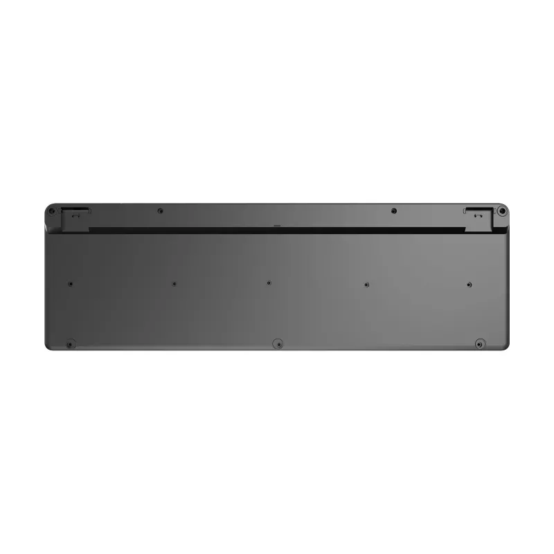 Gembird KB-WPS-03 dviejų režimų profesionalus plonas belaidis klaviatūra, 2.4G + Bluetooth, US išdėstymas, juoda