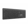 Gembird KB-WPS-03 dviejų režimų profesionalus plonas belaidis klaviatūra, 2.4G + Bluetooth, US išdėstymas, juoda