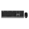 Gembird KBS-WPS-02-CYRL Dual-Mode Wireless Keyboard and Mouse Set, 2.4G + Bluetooth, Russian Cyrillic Layout, Black
