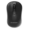 Gembird MUSW2-4B-01 Dviejų režimų belaidė pelė (2.4 GHz + Bluetooth 5.0) su 1600 DPI optiniu jutikliu, 4 mygtukai, universali, juoda
