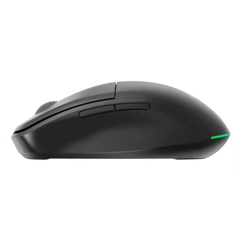 Gembird MUSW2-6B-01 dviejų režimų belaidė pelė, 2.4 GHz + Bluetooth 5.0, 1600 DPI, 6 mygtukai, juoda