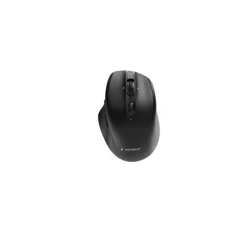 Gembird MUSW2-6B-02 Dviejų režimų belaidė pelė (2.4G + BT), 2400 DPI, 6 mygtukų, juoda