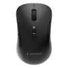 Gembird MUSW2-7B-01 dviejų režimų belaidė pelė (2.4G + Bluetooth), 1600 DPI, 7 mygtukų, juoda