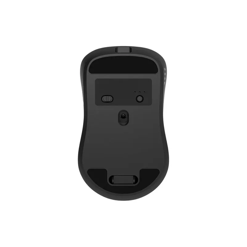 Gembird MUSW2-7B-01 dviejų režimų belaidė pelė (2.4G + Bluetooth), 1600 DPI, 7 mygtukų, juoda