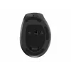 Gembird MUSW3-9B-01 trijų režimų belaidė ergonominė pelė (2.4 GHz + Bluetooth + USB-C), 2400 DPI, 9 mygtukai, juoda