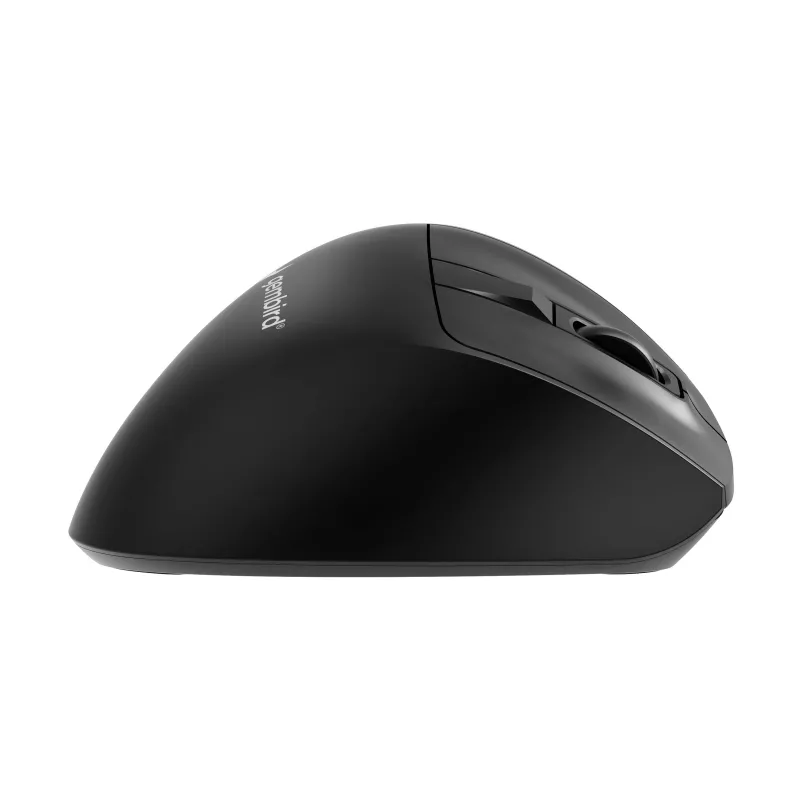 Gembird MUSW3-9B-01 trijų režimų belaidė ergonominė pelė (2.4 GHz + Bluetooth + USB-C), 2400 DPI, 9 mygtukai, juoda