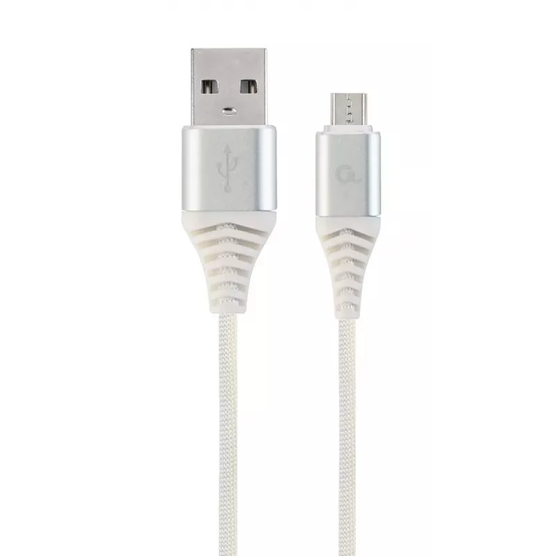 GEMBIRD USB 2.0 to Micro-USB Cable 1m Black/White