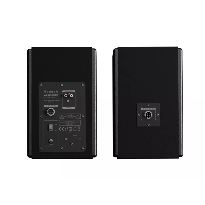 Genesis Arsen 402BT NGS-2415 stalinės kolonėlės, 2.0, 60 W, Bluetooth 5.3, juodos