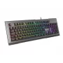 GENESIS Rhod 500 RGB žaidimų klaviatūra - membraninė, ispaniška QWERTY, juoda/pilka