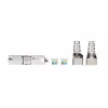 GETFORT 58459 Cat.6 UTP belaidis RJ45 Keystone Jack, baltas