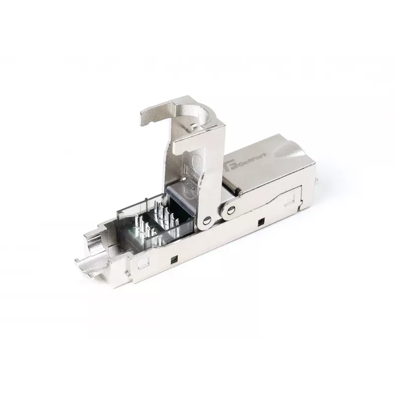GETFORT 58460 CAT.6A be įrankių ekranuotas RJ45 keystone lizdo modulis