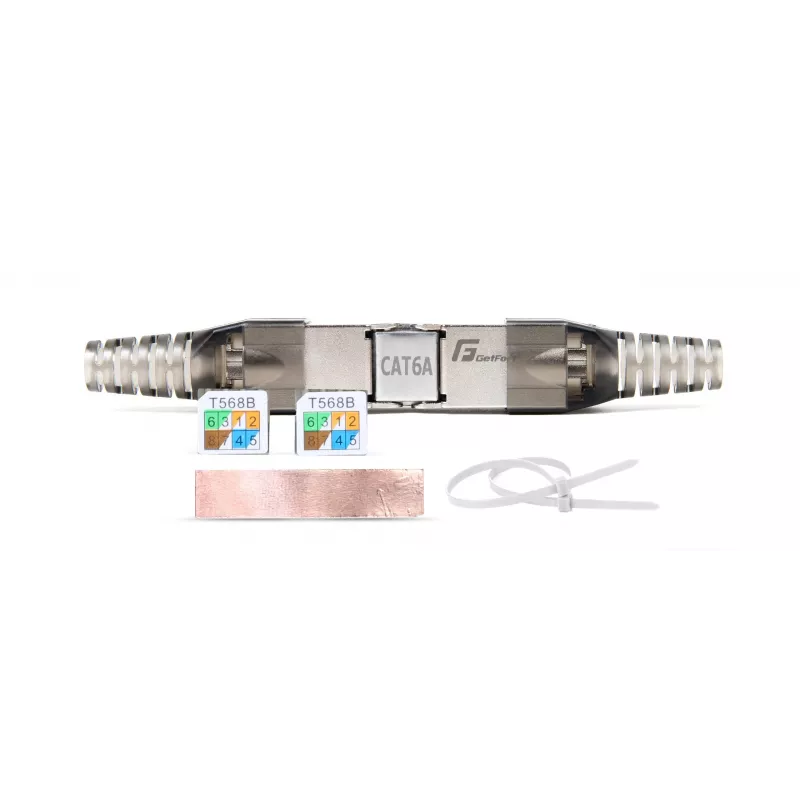 GETFORT 58460 CAT.6A be įrankių ekranuotas RJ45 keystone lizdo modulis