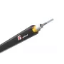 GETFORT ARAMID 12J 12 pluošto OS2 vienmodis vidaus/lauko paskirstymo kabelis, 1m, LSZH, geltonas