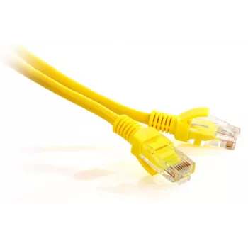GETFORT Cat.5e UTP pataisos kabelis 5m geltonas RJ45 Gigabit Ethernet