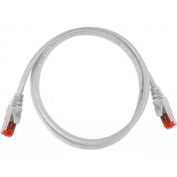 GETFORT Cat.6A S/FTP LSOH 2 m pilkas patch kabelis