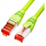 GETFORT Cat.6A S/FTP LSOH Patch kabelis 1m Green