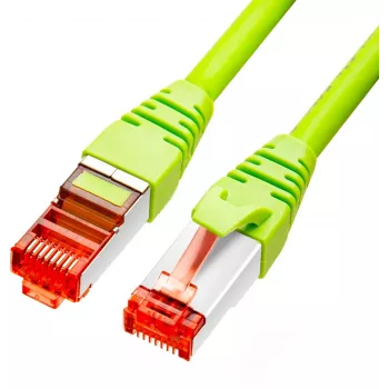 GETFORT Cat.6A S/FTP LSOH pataisos kabelis 3m žalias
