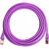 GETFORT Cat.6A S/FTP LSOH pataisos kabelis 5m violetinis