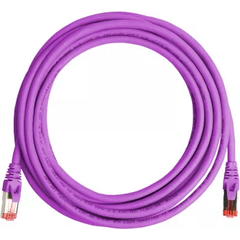 GETFORT Cat.6A S/FTP LSOH pataisos kabelis 5m violetinis