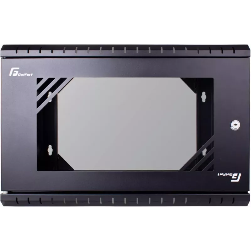 GETFORT ECO v3 19 inch 6U sieninis stelažas, 520x340 mm, juodas (WGF064-53E-WGBv3)