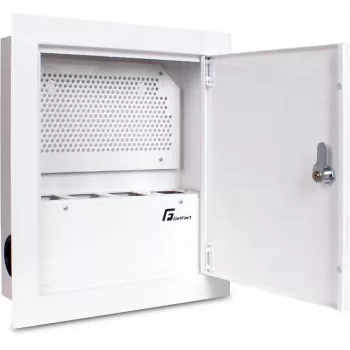 Getfort Įleidžiama daugialypės terpės dėžė 350x300x100 mm (balta) SPGF-350-300-100