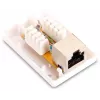 GETFORT GF-1G5EFTP ekranuotas paviršinio montavimo RJ45 Cat.5e modulis, baltas