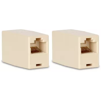 GETFORT GF-2G5E-BL-UTP RJ45 Cat.5e Inline Coupler Female to Female UTP Šviesiai pilka