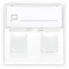 GETFORT GF-2MOD-2G Mosaic 2 prievadų RJ45 Cat.5e tinklo modulis, 45x45 mm, baltas