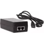 GETFORT GF-48D1000 48W pasyvus PoE injektorius adapteris, 100-240V AC į 48V DC, 10/100 Mbps, 2x RJ45, suderinamas su IEEE 802.3af/at