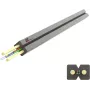 GETFORT GF-FRP-2J LSOH vidaus FTTH šviesolaidinis kabelis, 2 skaidulos, vienmodis G.657.A2, 1 m, baltas