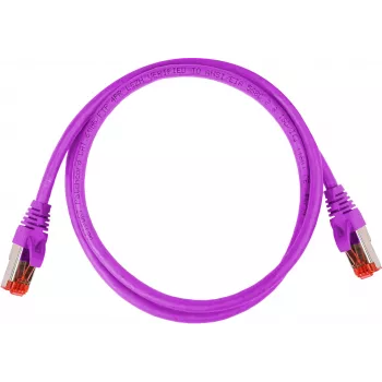 GETFORT GF-PC6ASFTP-2V Cat.6A S/FTP LSOH Patch kabelis 2m Purple