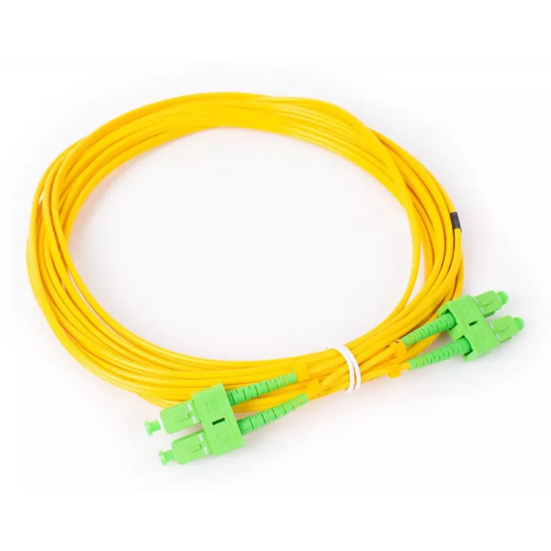 GETFORT GF-SASAD5 Vienmodis dvigubas šviesolaidinis jungiamasis laidas SC/APC į SC/APC, 5 m