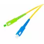GETFORT GF-SUSAS5 vienmodis šviesolaidinis jungiamasis laidas SC/UPC į SC/APC, simplex, 5 m, LSZH, geltonas