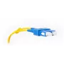 GETFORT GF-SUSUD2 Vienmodis dvipusis šviesolaidinis trumpiklis SC/UPC į SC/UPC, 2 m, geltonas