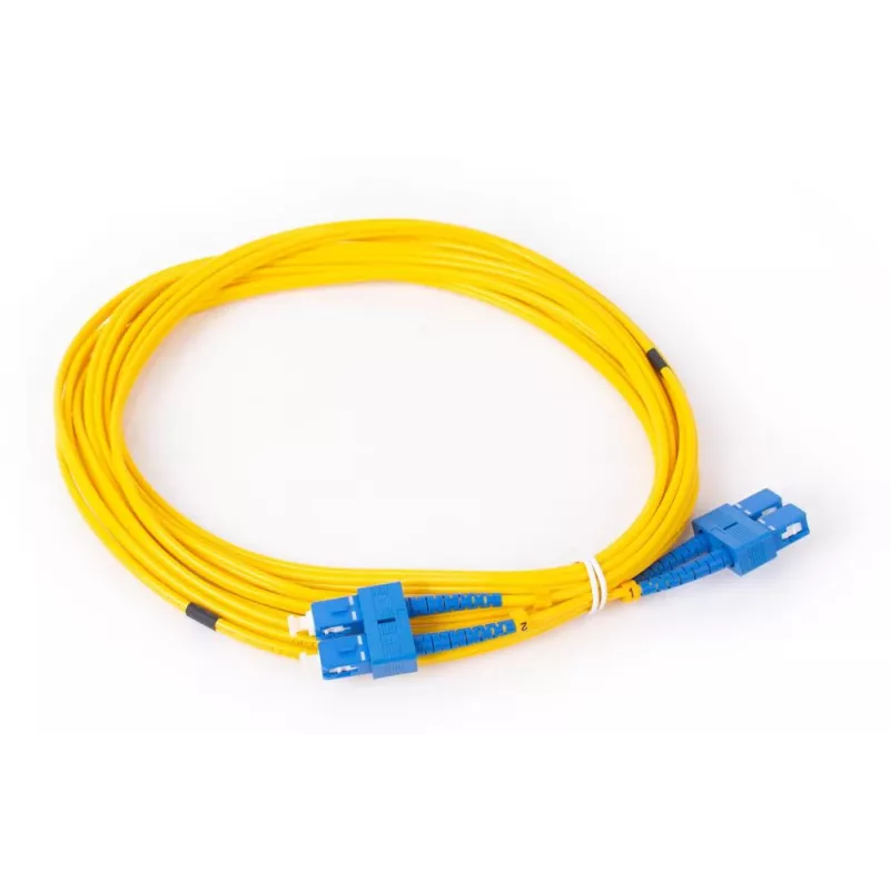 GETFORT GF-SUSUD3 vienmodis šviesolaidinis šuoliukas SC/UPC į SC/UPC duplex 3m LSZH